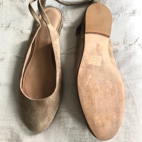 Worn once Madewell ankle wrap flats - Picture 2 of 6